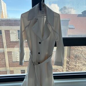 Wilfred Light Birch Trench Coat